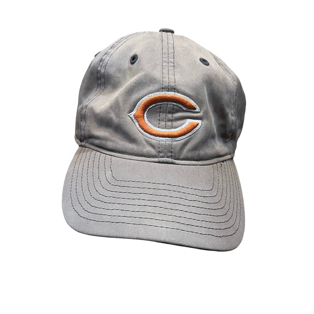 Chicago Bears Reebok Hat Adjustable Gray Orange NFL Football Cap